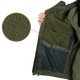 Жіноча куртка Stalker SoftShell Олива (7441), M - зображення 6