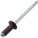 Заклепка с плоской головкой DIN7337 4х8 Al/St RAL8017 3,0-5 К Steelfix 100 шт (119167) - изображение 1