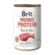 Влажный корм Brit mono protein Beef & Rice для собак говядина и рис 400г - изображение 2