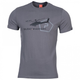 Футболка PENTAGON Ageron "Helicopter" T-Shirt Сіра XS - зображення 1