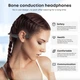 Бездротові навушники Langsdom BS17 з кістковою провідністю Orange - зображення 4