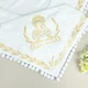 Крыжма махровая с вышивкой Family Tradition для мальчика 100х100 белый Спаси и сохрани Богородице - изображение 3