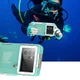 Водонепроникний Чохол для телефону, захист до 15 м, підходить для Samsung Apple, Huawei Xiaomi бірюзовий - зображення 2