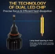 Автомобільні світлодіодні лампи 2шт. Boorin Led H7 6000K 75W 7500lm 12V - изображение 6