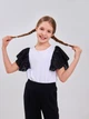 Детская блузка для девочки Smil 114974 122 см Белая (4824039324182) - изображение 4