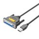 Кабель UGREEN US167 USB – DB25 Parallel Printer Cable (20224) - изображение 2