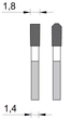 Пильный диск Stehle HW для ручных машин по металу 160х1,8/1,4х20 Z=40 TR-F (58458784) - изображение 2