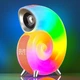Ночник-ракушка RGB G-Smart N70 RGB аккумуляторный + часы + Bluetooth колонка (Белый) - изображение 8