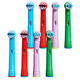 Комплекс насадок EB-10А для детских зубных щеток Oral B Braun kids junior с мягкой щетиной сменные 2 упаковки по 4 шт. - изображение 4