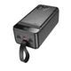 Портативное зарядное Power Bank Hoco J123C 60000mAh USB Type-C Lightning 22.5 Вт Black - изображение 7