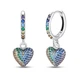 Сережки з кольоровими наноцирконами Original стиль Pandora 1179 - зображення 1