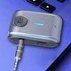 Аудиоадаптер / Bluetooth-ресивер / приемник музыки для автомагнитол, ноутбука, смартфона с AUX 3.5 мм + слот для TF карты, серый "G" (84474692) - изображение 1