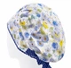 Медицинская шапочка-чепчик женская HeadwearUniverse универсальная принт Цветочки голубые - изображение 2