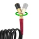 Шланг BLACK M-Flex STORM, 15 м, 6,5*10 мм, спиральный полиуретановый c поворотным шарниром, латунными быстроразъемными соединениями INTERTOOL PT-1794 - изображение 3