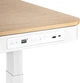 Стіл комп'ютерний 2E CE218D-Motorized 120(72)х118x60 см Бежевий (2E-CE218D-MOTORIZED) - зображення 6