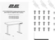 Стіл комп'ютерний 2E CE218D-Motorized 120(72)х118x60 см Бежевий (2E-CE218D-MOTORIZED) - зображення 7