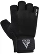 Перчатки для фитнеса RDX W1 Half Plus XL Black (WGA-W1HB-XL+) - изображение 2