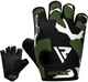 Перчатки для фитнеса RDX F6 Sumblimation L Black/Green (WGS-F6GN-L) - изображение 5