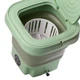 Портативна складна міні пральна машина Folding Washing Machine Mini на 8 л Зелена FF-200-Green - зображення 2