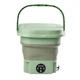 Портативна складна міні пральна машина Folding Washing Machine Mini на 8 л Зелена FF-200-Green - зображення 4
