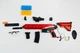 Дитячий іграшковий автомат на орбізах Орбіган HK416 Червоний стріляє гідрогелевими кулями Гель бластер акумуляторний + 1000 орбізів - зображення 2