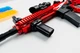 Дитячий іграшковий автомат на орбізах Орбіган HK416 Червоний стріляє гідрогелевими кулями Гель бластер акумуляторний + 1000 орбізів - зображення 3