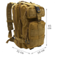 Тактичний рюкзак 35L / coyot / MOLLE - зображення 11