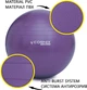 М'яч для фітнесу (фітбол) Cornix 65 см Anti-Burst XR-0022 Violet - зображення 6