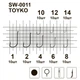 Гачки MiniMax Toyko SW-0011 # 12 BLN 10шт. ring - зображення 2