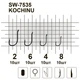 Крючки MiniMax Kochinu SW-7535 # 6 BLN 10шт. ring - изображение 2