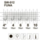 Крючки MiniMax Funa SW-012 # 8 BLN 10шт. ring - изображение 2