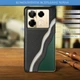 Кожаная накладка Stenk Cover для Infinix Note 40 Pro Plus Чёрная (76903) - изображение 4