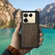 Кожаная накладка Stenk WoodBacker для Infinix Note 40 Pro Plus Чёрная (76960) - изображение 3