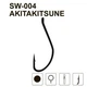 Крючки MiniMax Akitakitsune SW-004 # 12 BLN 10шт. ring - изображение 1