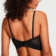 Сатиновое бюстье БЮСТ SHINE LOGO SATIN STRAPLESS CORSET TOP BLACK Victorias Secret корсет Черный 70С - изображение 3