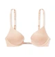 Бюстгалтер открытый Victoria's Secret BARE PLUNGE CONVERTIBLE SHINE BRA BEIGE 36B (80B) Бежевый - изображение 3