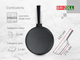 Чугунная сковорода с крышкой Optima-Black 280 х 40 мм - изображение 7