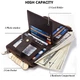 Кожаный кошелек портмоне Vintage Pro с RFID защитой, мужской - Коричневый - изображение 4