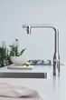 Смеситель кухонный с выдвижным изливом GROHE Accent с технологией Smartcontrol 31894000 - изображение 11