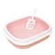 Туалет лоток для кошек Taotaopets 225501 46*38*13 см Pink с лопаткой - изображение 1