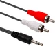 Аудио кабель PowerPlant 3.5 мм (M) - 2xRCA (M) 2.5 м (CA914326) - изображение 1