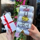 Подарочный комплект женских носков 5 пар 36-41 белые с принтом весна-лето-осень трикотажные для девушек длинные - изображение 8