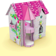 Domek dla lalek Sassi 3D Dollhouse Glitter Case Edition (9788830311091) - obraz 3