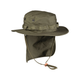 Панама Sturm Mil-Tec British Boonie Hat with Neck Flap R/S Olive 2XL (12326101) - изображение 6