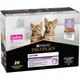 Вологий корм Purina Pro Plan Baby Kitten з індичкою для кошенят 7+3 паучі по 85 г - зображення 2