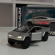 Інерційна металева машинка Tesla Cybertruck AP-1974 з світловими та звуковими ефектами Срібна 1:32 - зображення 2
