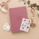 Первый альбом для девочки на английском "Baby book", детский фотоальбом, цвет пудра - изображение 2