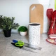 Підставка для ножів з наповнювачем із волокна універсальна Granite Knife Holder Біла - зображення 3