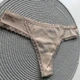 Женские трусы стринги Ouno 6504 c кружевом, Коричневые L/XL - изображение 3