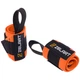 Бинты кистевые 30 см для жима и тяги Нейлон липучка 2 шт STRENGTH WRIST WRAPS Zelart цвет черно-оранжевый TA-7807 - изображение 7